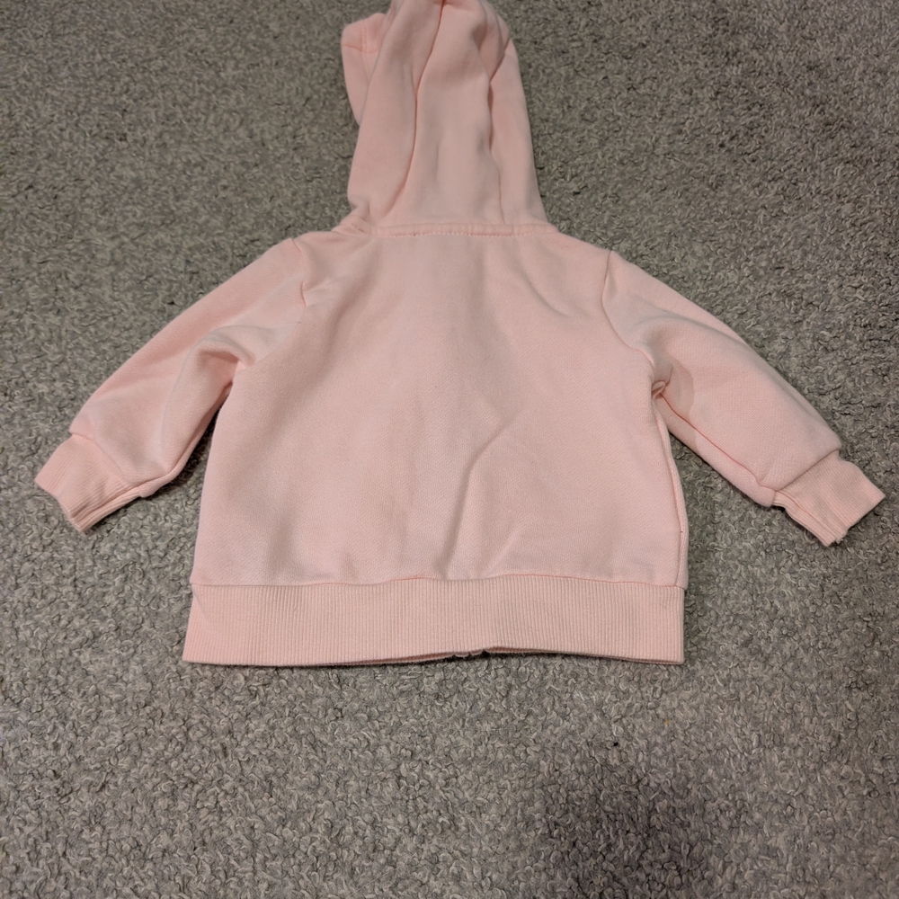 3 For $18 Carter's Light Pink Zip-Up Hoodie - Picture 4 of 5